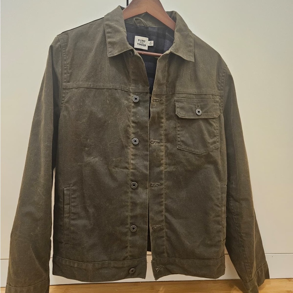 Waxed Trucker Jacket - Flint and Tinder
